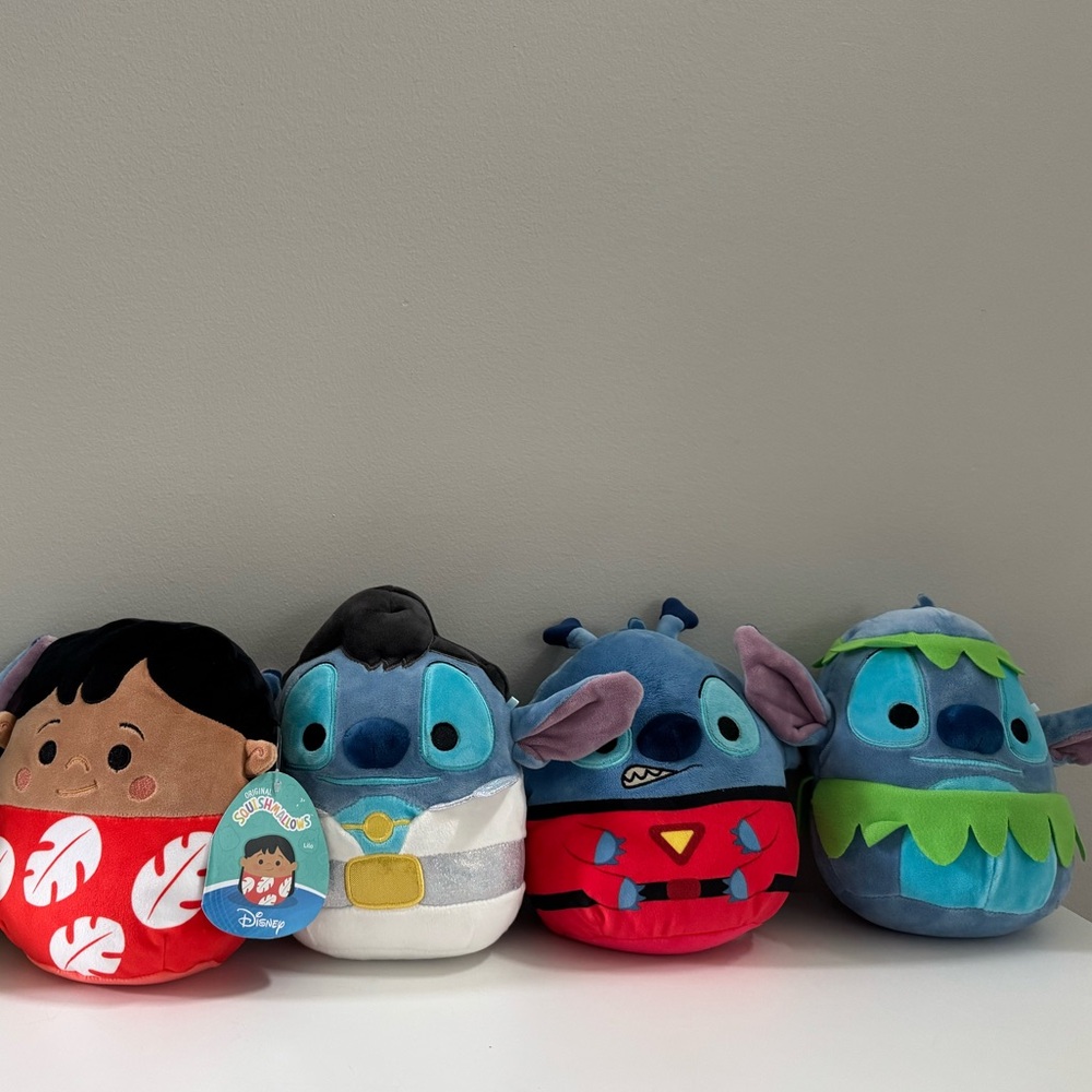 Disney Squishmallow Lilo & Stitch Plush Collection